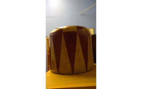 SITZKISSEN LEDER IM VINTAGE-STIL