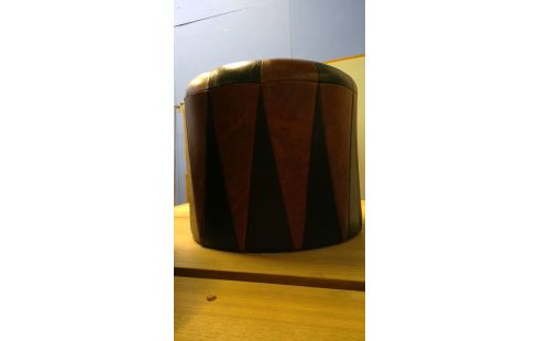 SITZKISSEN LEDER IM VINTAGE-STIL