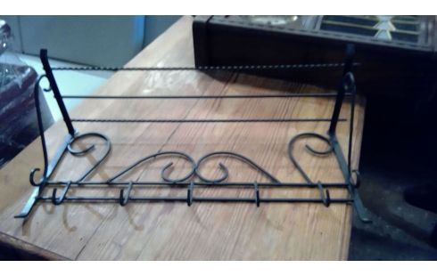 PORTE MANTEAU FER FORGE