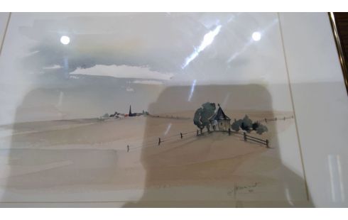 AQUARELL, , LANDSCHAFT