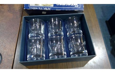 VERRES WHISKY CRISTAL D'ARQUES