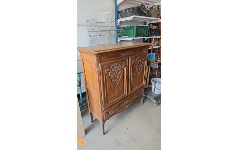 MEUBLE DE STYLE LOUIS XV 2 PORTES 1 TIROIR