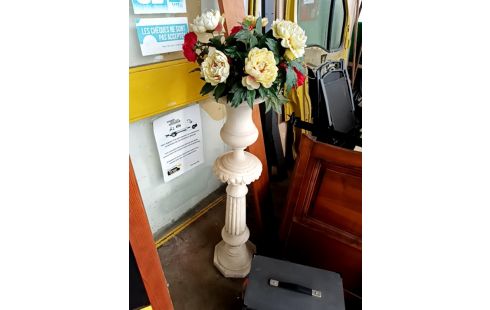 COLONNE + VASE ALBÂTRE