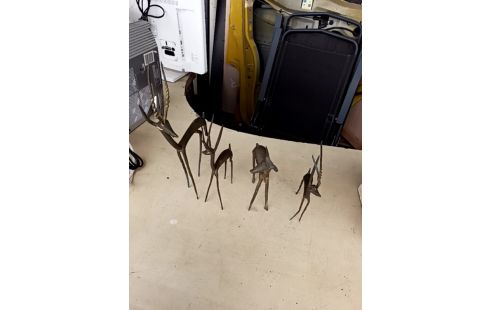 LOT DE 4 ANIMAUX DECO ST LAITON