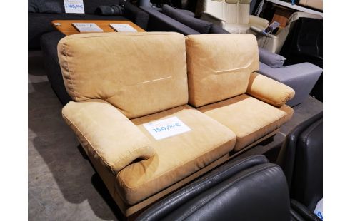 CANAPE 3 PLACES TISSU CRÈME