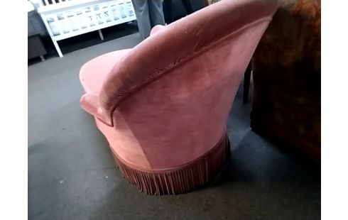 MERIDIENNE Vintage velours rose