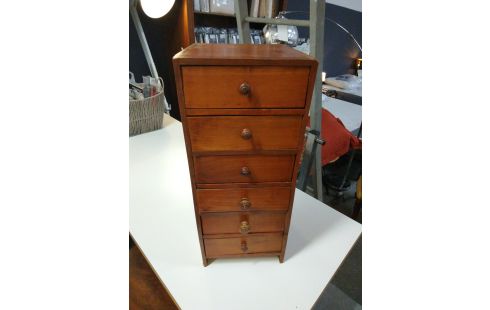 MEUBLE LAYETTE HORLOGER MERISIER