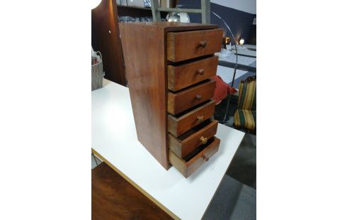 MEUBLE LAYETTE HORLOGER MERISIER