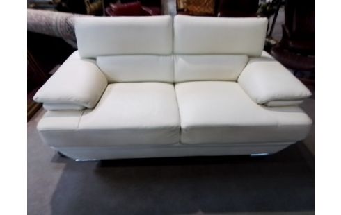 CANAPE 2P SIMILI CREME .