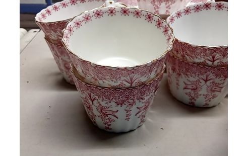 TASSE A CAFE ROSE LOT 10