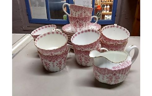 TASSE A CAFE ROSE LOT 10