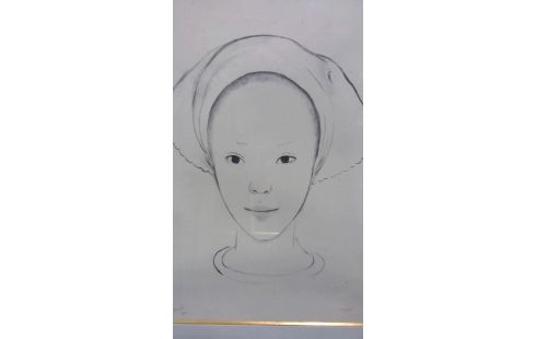 LITHOGRAPHIE SIGNÉ ANDRÉE BOSQUET