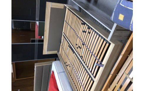 LIT MODERNE 160X200 AVEC SOMMIERS