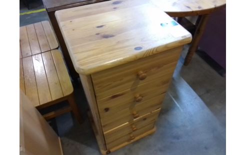 MEUBLE 5 TIROIRS PIN