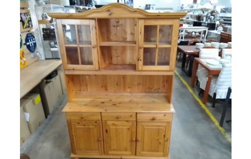 BAHUT 2 CORPS PIN 5 PORTES 3 TIROIRS