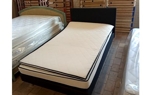 LIT BOXSPRING TISSU 120/200+MATELAS