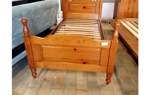 LIT PIN 1PERSONNE AVEC SOMMIER