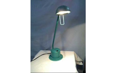 LAMPE DE BUREAU TURQUOISE METAL