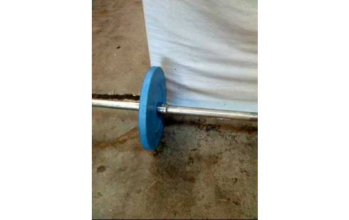 LANGHANTEL METALL INKL. GEWICHTE 20KG