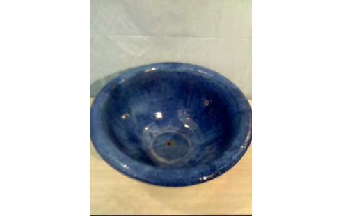 PFLANZKÜBEL BLAU RUND KERAMIK