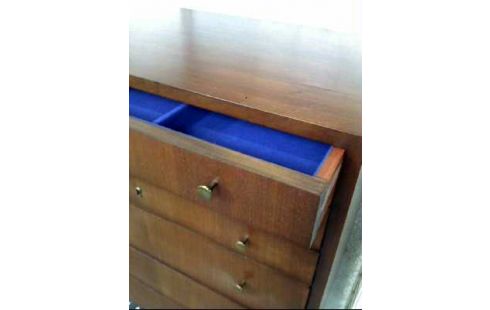 KOMMODE NUSSBAUM DUNKEL 6-SCHUBLADEN