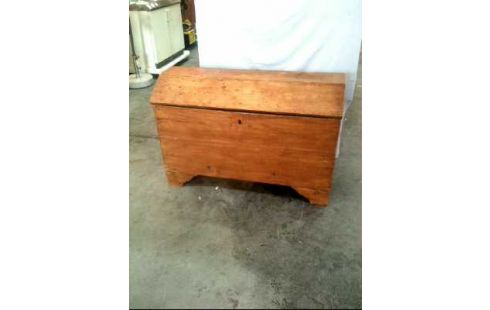 TRUHE HOLZ INNEN BLAU KLEINES FACH