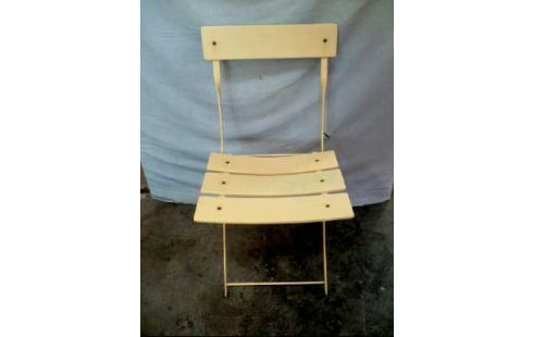 GARTENSTUHL METALL GELB KLAPPBAR