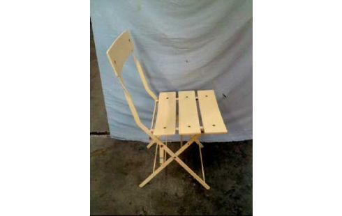 GARTENSTUHL METALL GELB KLAPPBAR