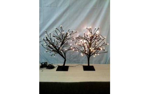 GARTENLAMPE 2ER-SET SCHWARZ BAUMFORM