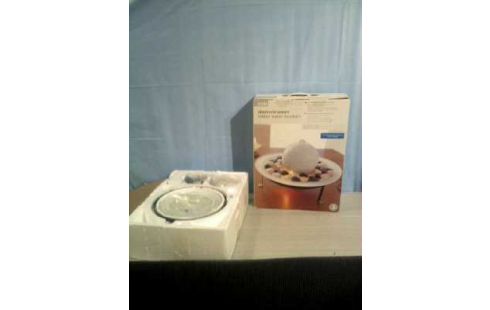 ZIMMERBRUNNEN <TCM> STEINKUGEL GLASSCHALE