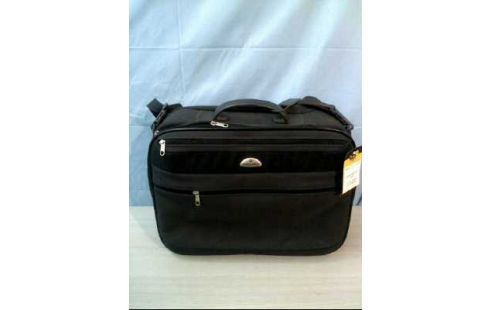 REISETASCHE STOFF SCHWARZ <SAMSONITE>