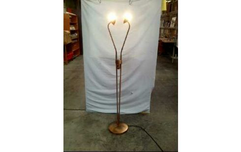 STEHLAMPE 2-LEUCHTEN BRONZEF. <WOFI>