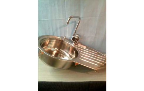 SPÜLBECKEN <NABER RIEBER MARILYN> SILBERFARBEN