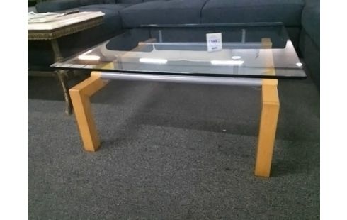 TABLE BASSE MODERNE VERRE GAUTIER