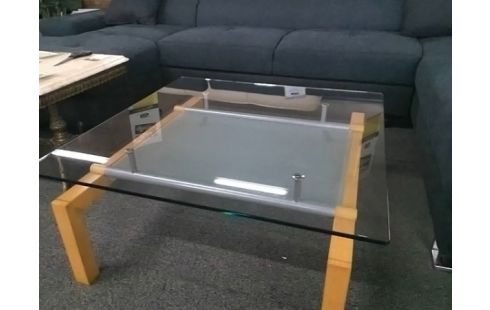 TABLE BASSE MODERNE VERRE GAUTIER