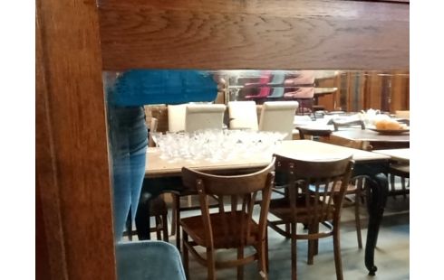 MIROIR BISEAUTE DECOR CUIVRE