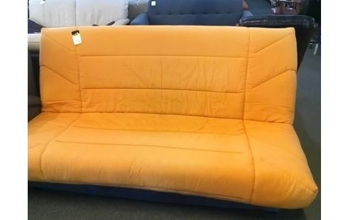 BANQUETTE CLIC CLAC TISSU JAUNE