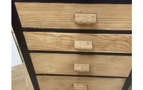 MEUBLE D'ATELIER NOIR