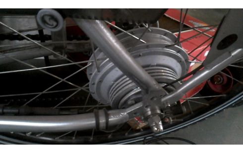 DAMENRAD ELEKTRISCH WEISS GRAU