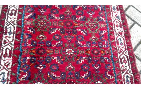 KILIM BORDEAUX BEIGE BLEUE