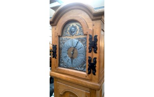 STANDUHR RUSTIKAL MASSIV EICHE