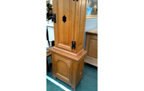 STANDUHR RUSTIKAL MASSIV EICHE