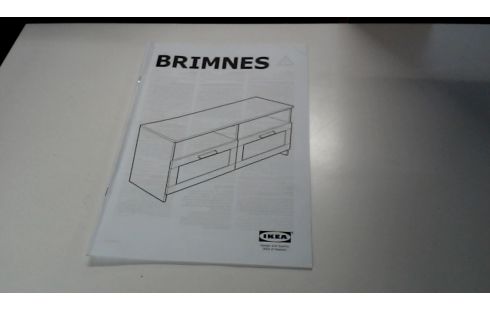 MEUBLE TELE BLANCHE IKEA 2 TIROIRS