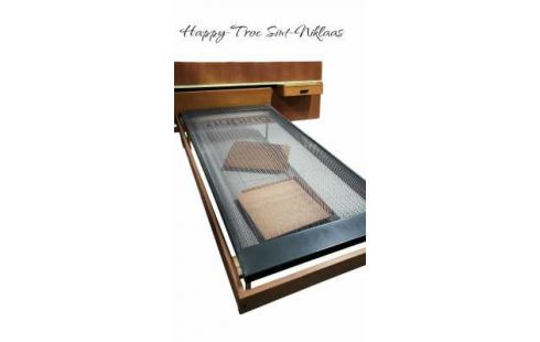 BETT 90X200 2 SCHUBLADEN IM VINTAGE-STIL