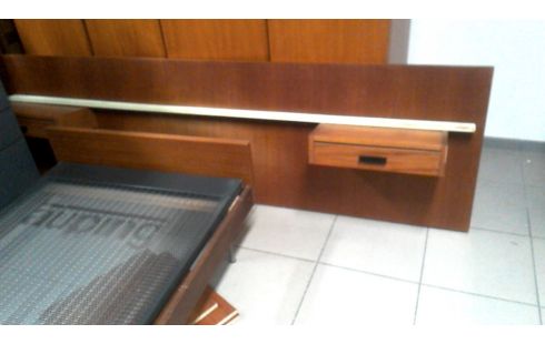 BETT 90X200 2 SCHUBLADEN IM VINTAGE-STIL