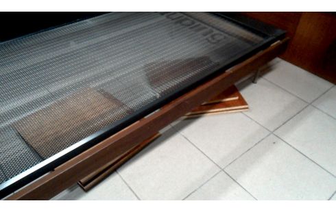 BETT 90X200 2 SCHUBLADEN IM VINTAGE-STIL