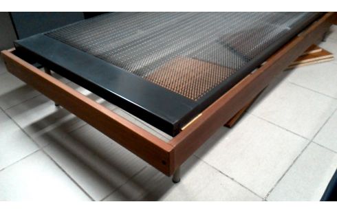 BETT 90X200 2 SCHUBLADEN IM VINTAGE-STIL