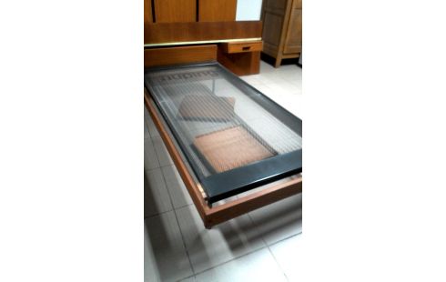 BETT 90X200 2 SCHUBLADEN IM VINTAGE-STIL