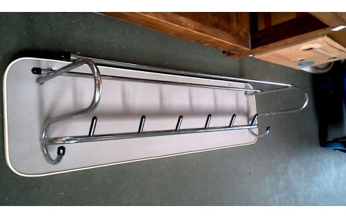 KLEIDERSTÄNDER WAND- IM VINTAGE-STIL CHROM