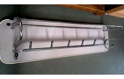 KLEIDERSTÄNDER WAND- IM VINTAGE-STIL CHROM